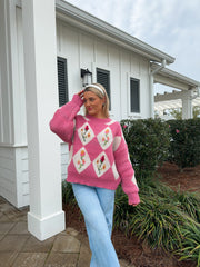 Flowerbomb Sweater - Pink