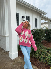 Flowerbomb Sweater - Pink